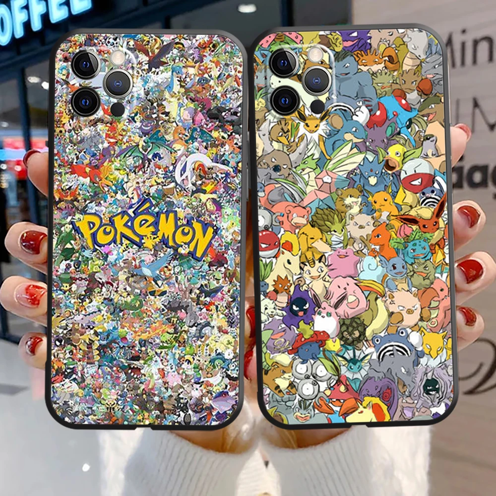 Мягкий силиконовый чехол из ТПУ с изображением покемона и японского монстра для