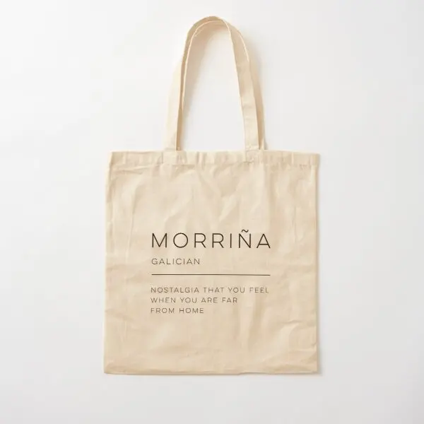 

Morrina Definition Cotton Canvas Bag Handbag Fabric Printed Tote Shopper Reusable Travel Unisex Casual Shoulder Bag Grocery
