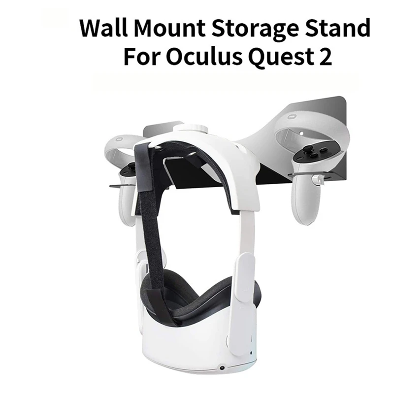 Металлический Настенный Держатель для гарнитуры VR подставка с крючком полка