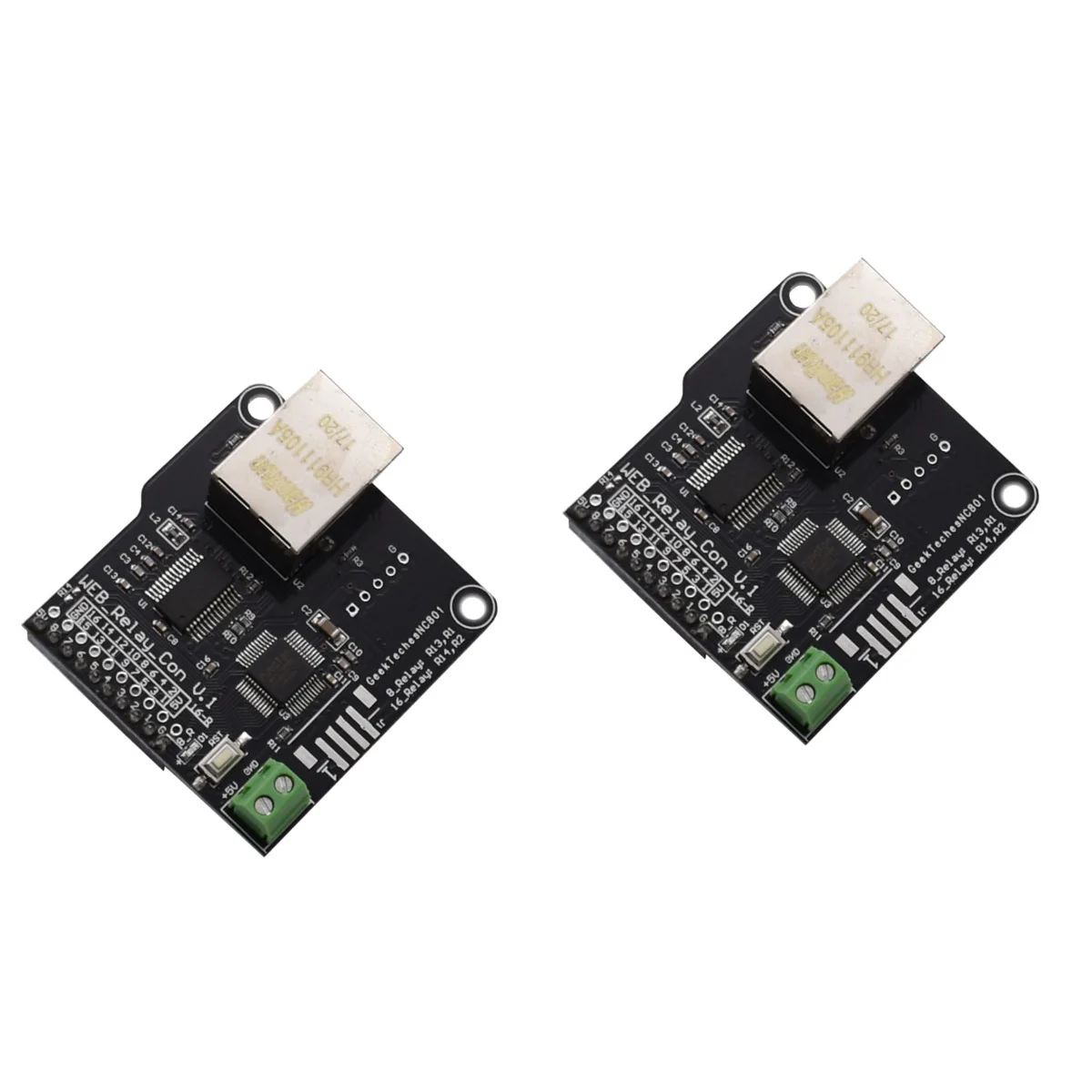 

2 Pieces Networking Controller Board Remote Controller Board RJ45 Port Controller Board Finished Product