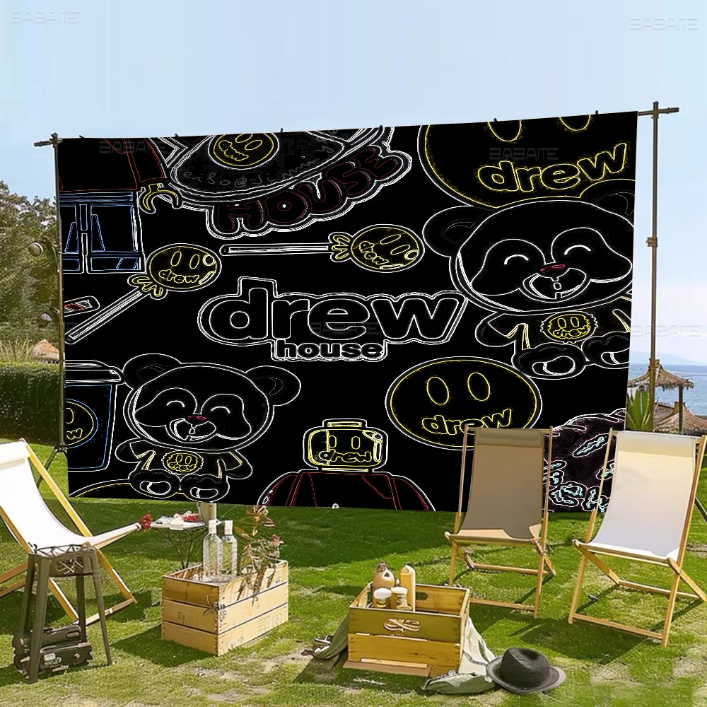 Джастин Бибер D-Drews Houses Banner INS Стиль Открытый вечерние украшения Атмосфера Флаг