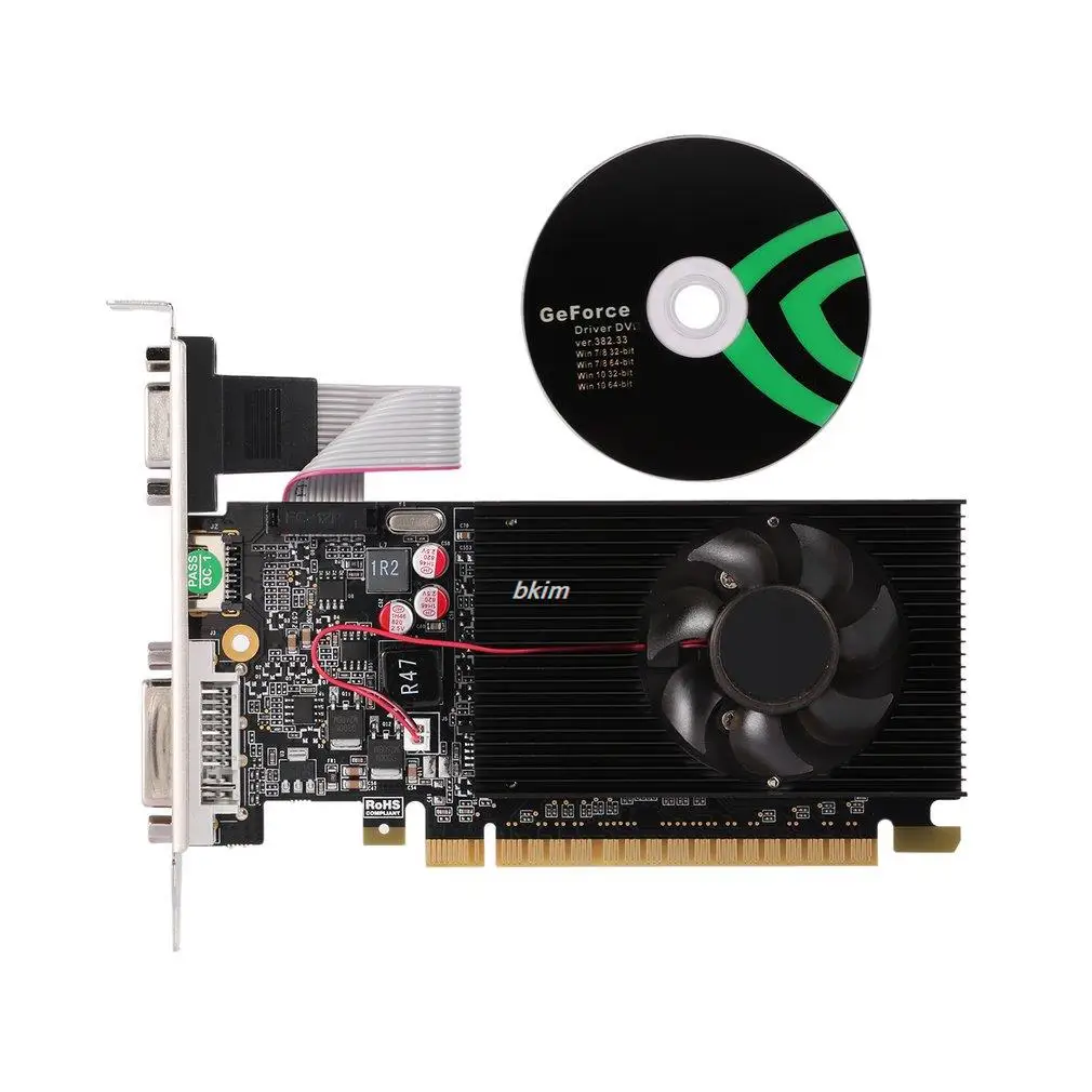 

GT730 Graphics Card 2G Independent Computer Game Independent HDMI-compatible Graphics Card Office Home PC Accessories