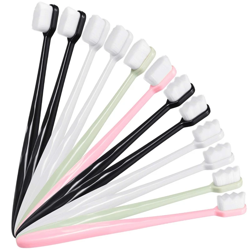 

Micro-Nano Manual Toothbrush Micro-Nano Bristle Toothbrush Extra Soft Bristle Toothbrush For Fragile Gums Adult Children