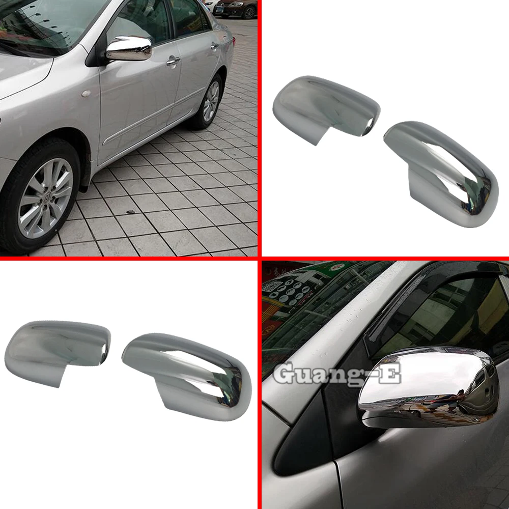 

Автомобильное хромированное стекло из АБС-пластика для зеркала заднего вида, рамка с отделкой для Toyota Altis Corolla 2008 2009 2010 2011 2012 2013