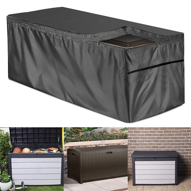 

Garden Cushion Chest All-purpose Chest Cushion Box Cover Storage Box Protective Cover Garden Box Tarpaulin Garden