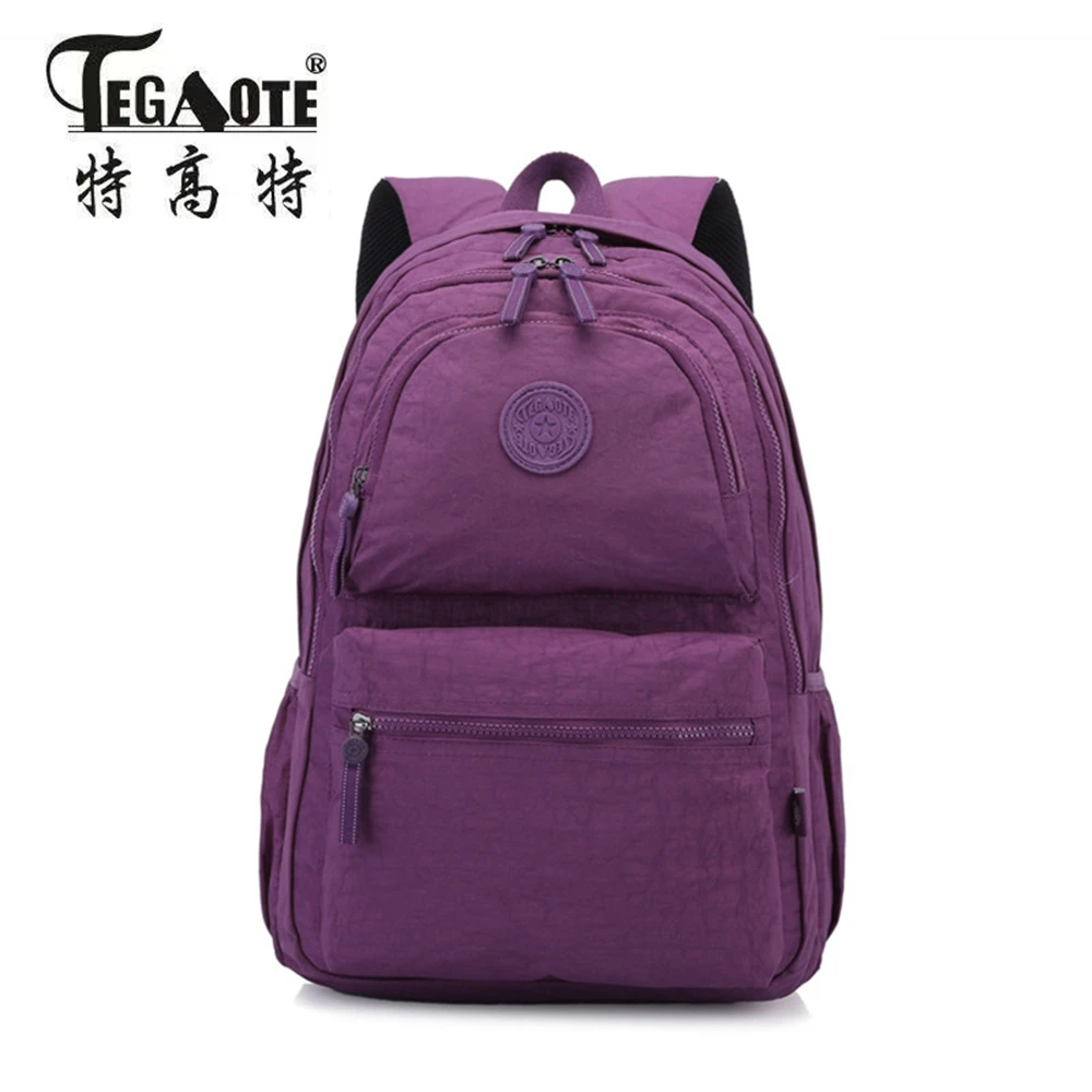 TEGAOTE 2022 Women Backpack for Teenage Girls brand Nylon Backpacks Mochila Feminina Female Travel Bagpack Schoolbag women bag