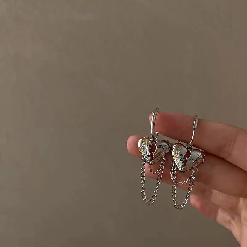 Корейские циркониевые серьги-бабочки с цепочкой и кисточками висячие серьги для