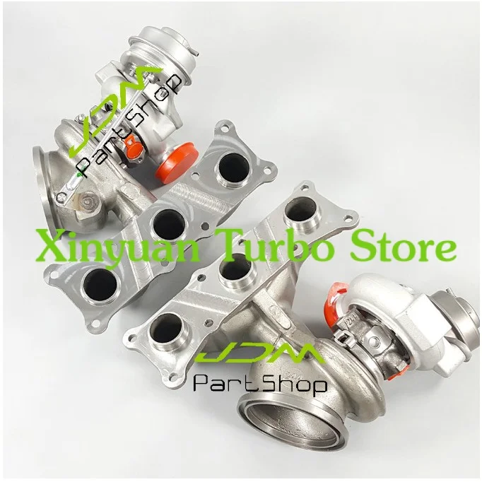 

Billet 6+6 17T Twin Turbochargers TD04L 07031+07051 For E90 E92 E93 135i 335i N54 700HP Turbo