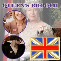 queens 70th anniversary united kingdom national flag uk bag pins enamel clothes badge lapel brooch pin gb london souvenir w1n2