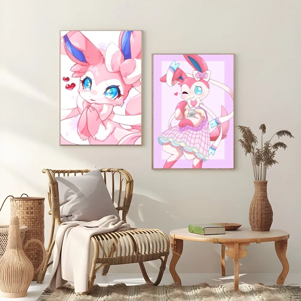 Аниме Фея Иви Каваи Плакат Липкая Настенная Художественная Печать