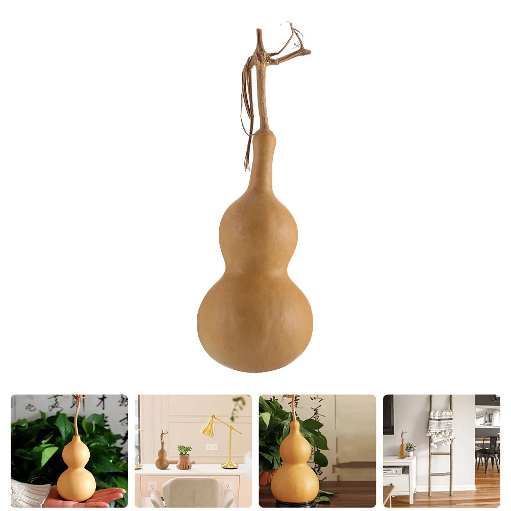 

1pc Unique Gourd Decor Indoor Desktop Scene Ornament Delicate Gourd Decor
