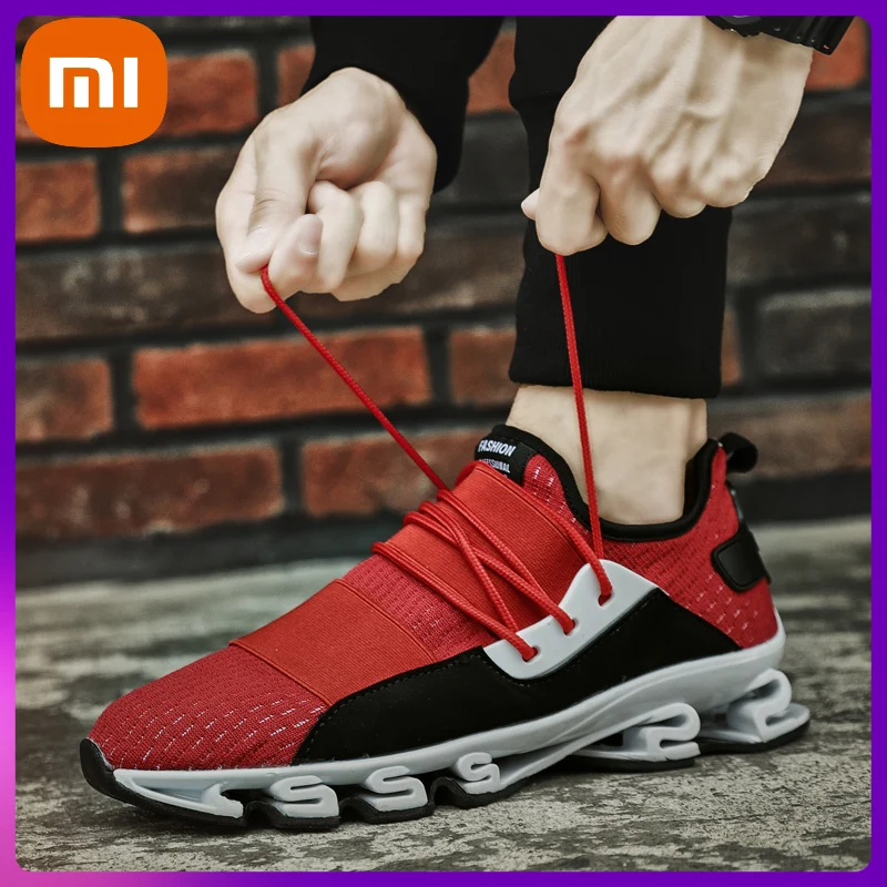 

Кроссовки Xiaomi мужские теннисные, роскошные кеды, повседневная обувь для тренировок, гонок, белые лоферы, обувь для бега