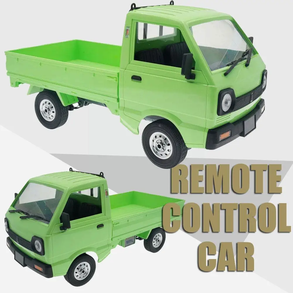 

D12km 1:102wd National Small Card Remote Control Simulation Drift Led Toy Kit Truck Children Car Climbing Rc Truck Toy Ligh L2x5