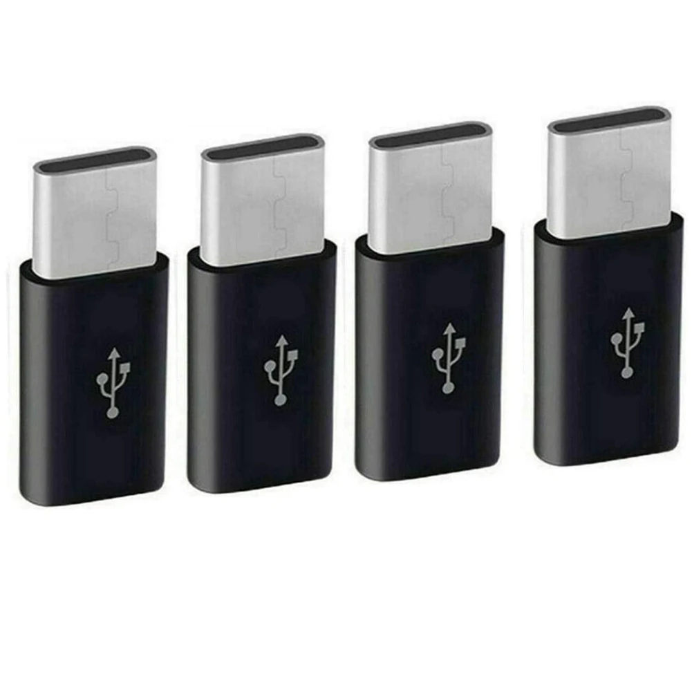 Адаптер Micro-USB-USB C адаптер для зарядки Mini-Typec разъем-переходник USB Type с резистором