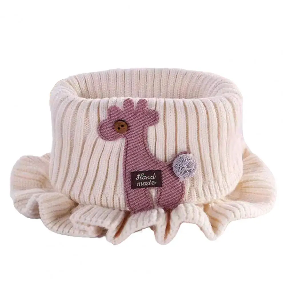 

Neckerchief Knitted Collar Scarf Outdoor Children Winter Neck Warmer