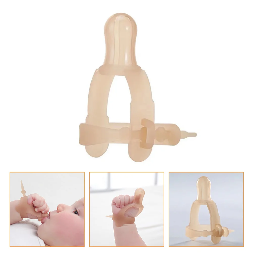 

Teether Baby Finger Toys Thumb Infant Toy Toddler Anti Bite Protector Pacifier Chew Night Pacifiers Guard Sucking Cover Teething