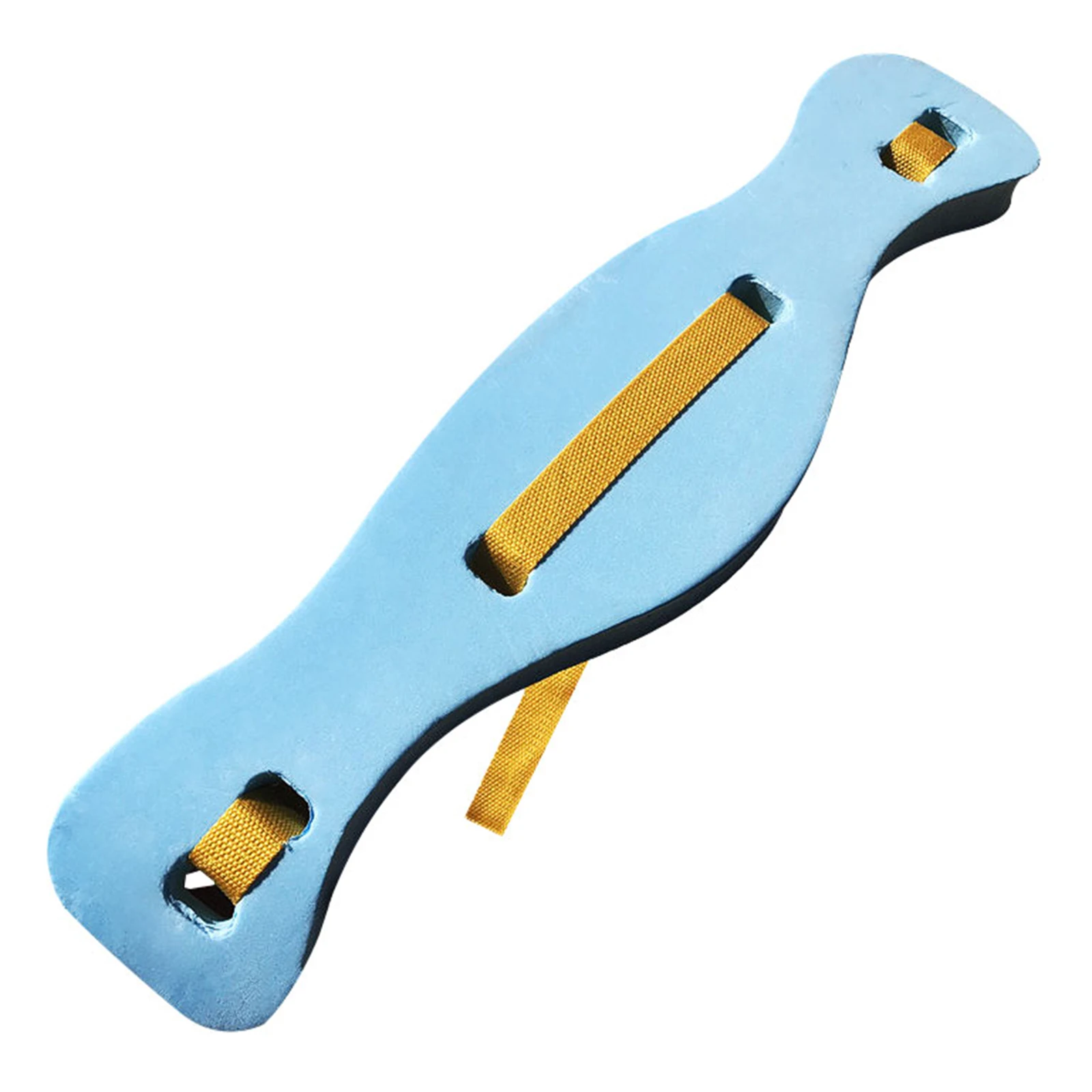 

Fish-shaped Swimming Floating Board with Adjustable Nylon StrapsWaist Thicken Harden Swimming Board