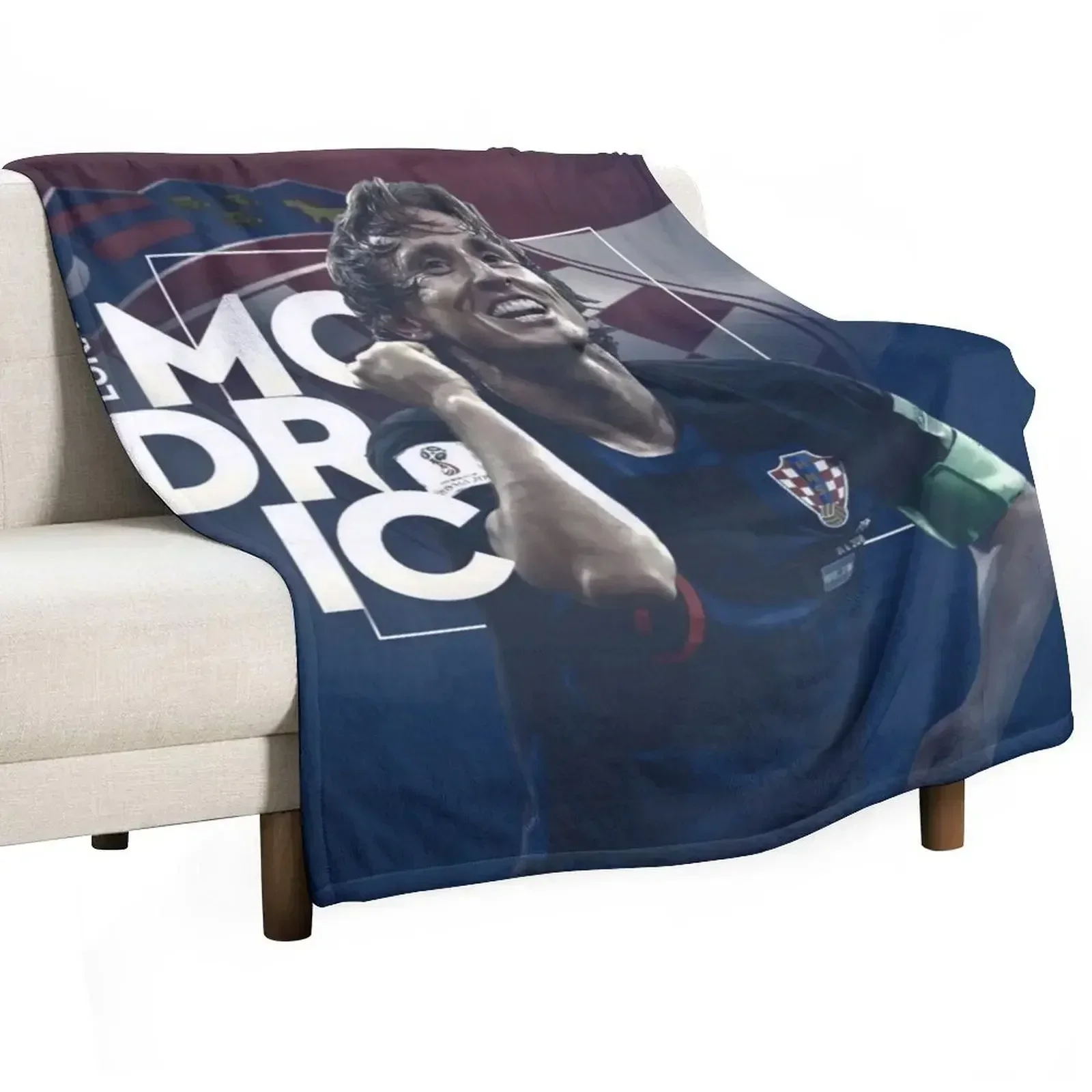 Одеяло Art Luka Modric Мягкие большие декоративные одеяла
