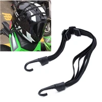 universal motorcycle cargo luggage net stretchable 60 120cm black elastic rope motorcycle accessories helmet fixed strap