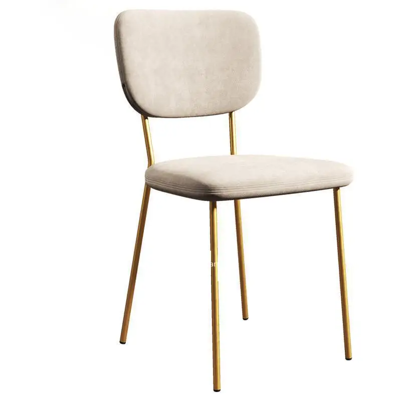 Скандинавский роскошный обеденный стул Ins со спинкой простой современный для