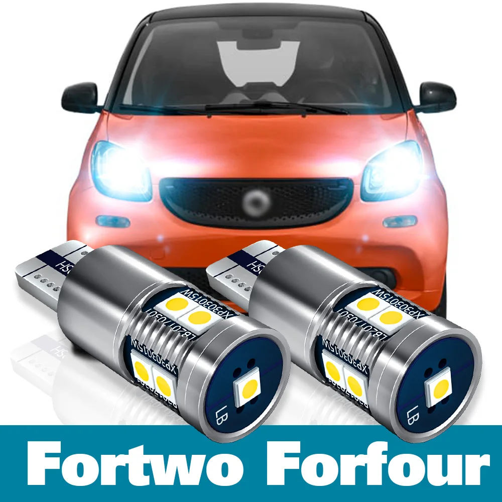 

2x LED Parking Light For Smart Fortwo 1 MK1 450 454 2 MK2 451 3 MK3 453 Accessories 1998-2019 2018 2017 2016 2015 Clearance Lamp