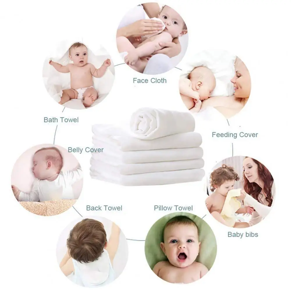 

Versatile Burp Cloth for Babies Soft Absorbent Burp Towels Baby Essentials for Feeding Changing Extra for Boys for Babies