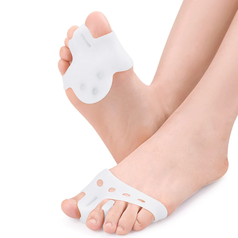 1 пара силиконовый разделитель для большого пальца ноги при вальгусной