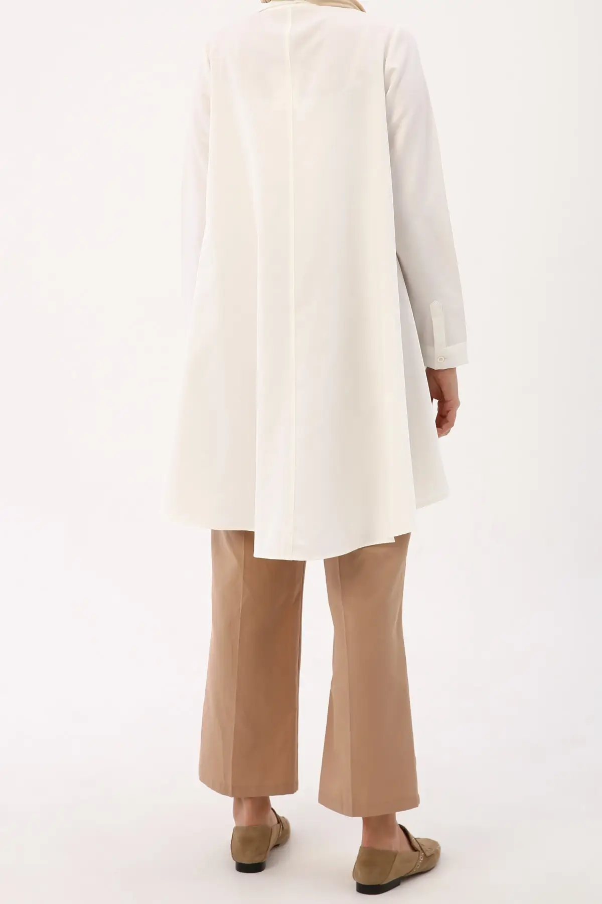 

Women Ivory Tunic Shirt cloche Women Muslim Tunic 2021 Fashion