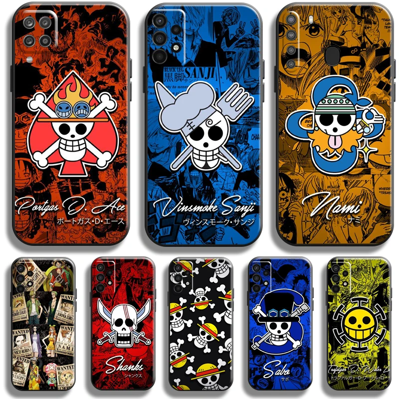 

Anime One Piece Skull Logo For Samsung Galaxy A11 A12 A20 A20E A21 A21S A22 A30 A31 A32 A51 A52 A70 A71 A72 5G Phone Case Funda