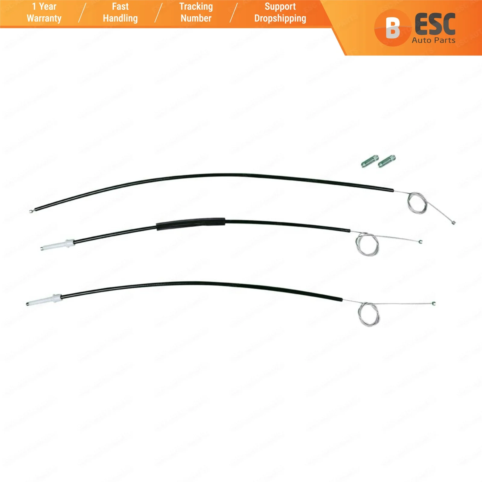 

ESC Auto Parts EWR1055 Electrical Power Window Regulator Cable Front Left or Right for Smart Roadster 2003–2006 Ship From Turkey