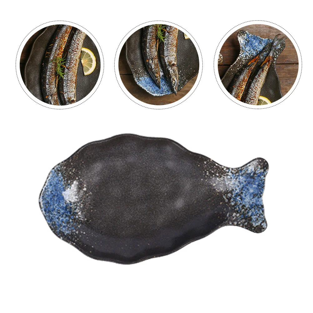 

Plate Tray Serving Ceramic Sushi Platter Dessert Porcelain Plates Dish Grilled Appetizer Dinner Japanese Snack Fruit Cheese