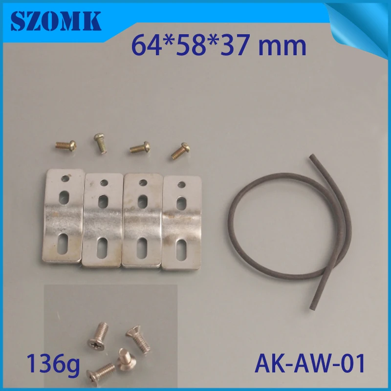 Алюминиевый усилитель IP66 67 водонепроницаемый корпус для винтов с шестигранной