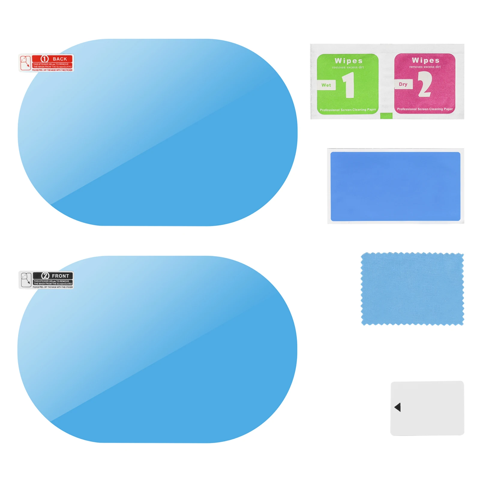 

Пленка для автомобильного зеркала, водонепроницаемая противотуманная Антибликовая наклейка на царапины для бокового окна зеркала заднего...