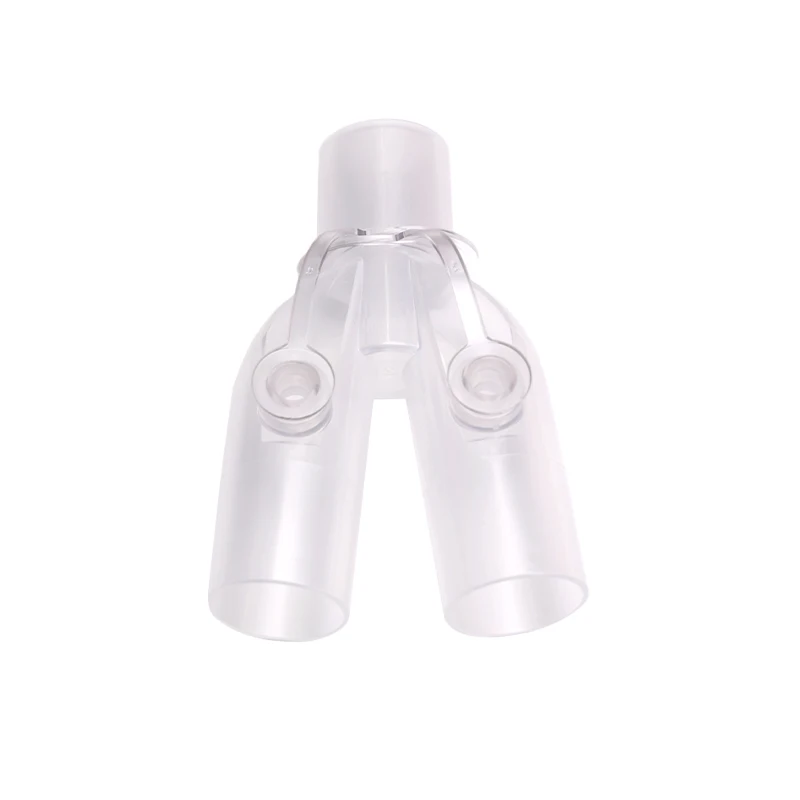 Соединитель трубки для анестезии. Дыхательная цепь Гофрированный прямой