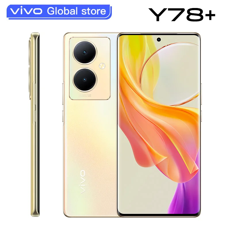 Original VIVO Y78 Plus Mobile Phone 6.78 Inch AMOLED Snapdragon 695 Octa Core 44W SuperFlash Charge 50M Triple Camera