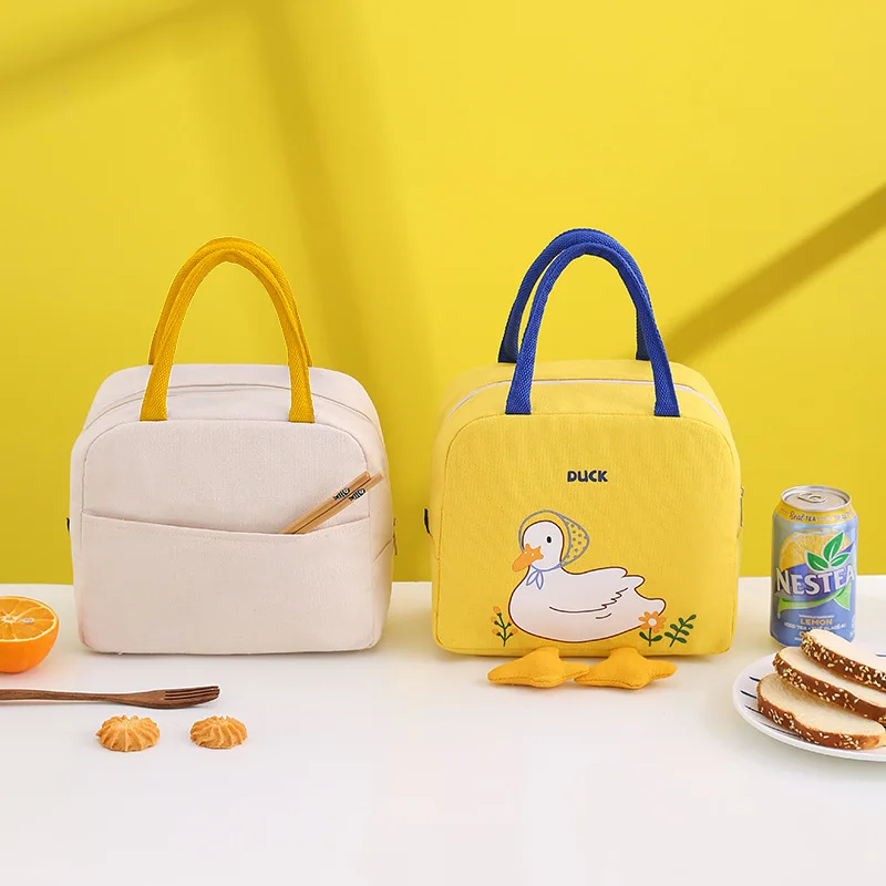 

Portable Lunch Bag New Thermal Insulated Lunch Tote Bags Cooler Handbag Lunch Bag For Women Convenient Box Tote Food Thermal Bag