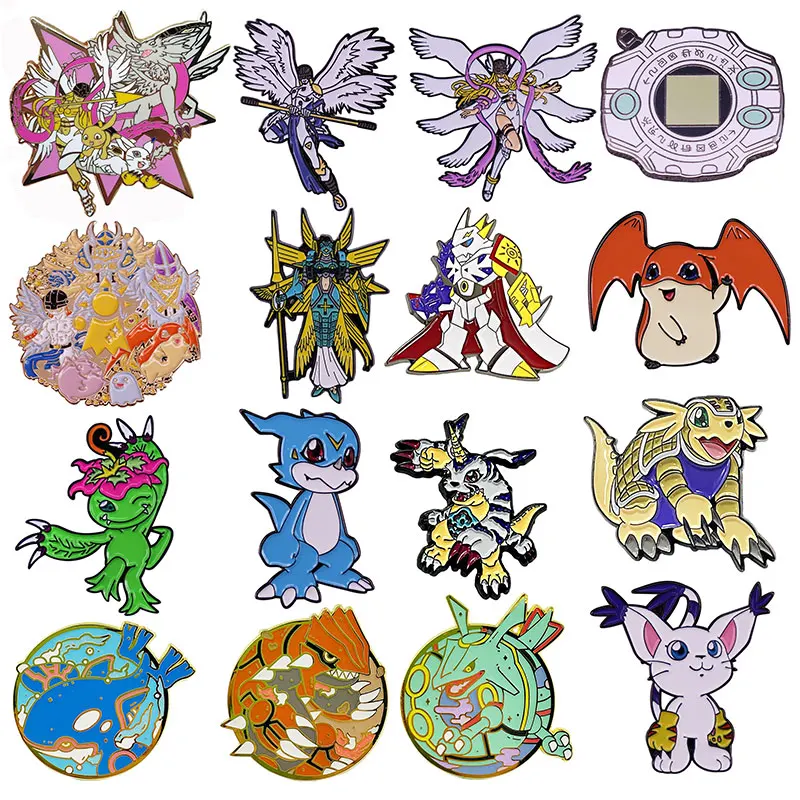 

Digimon Adventure Hard Enamel Pin Lapel Pin for Clothes Brooches on Backpack Briefcase Badge Jewelry Decoration Gifts for Friend