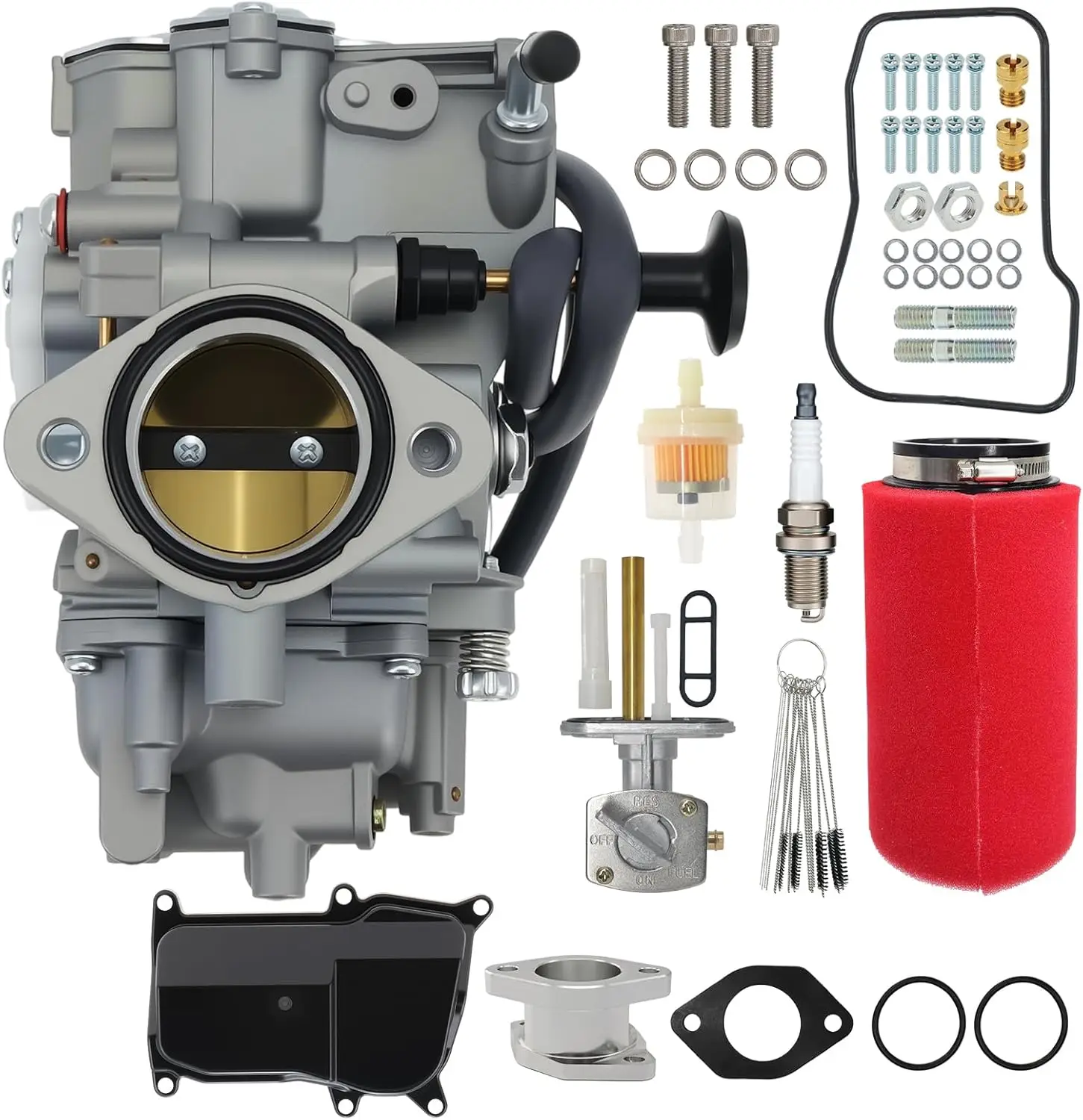 Фото Карбюратор для YFM350, подходит для Yamaha Moto-4 350 1987-1990 и 1992-1995, Warrior 350 1987-2004, Big Bear 350 1987-1998, 1996-199. №1