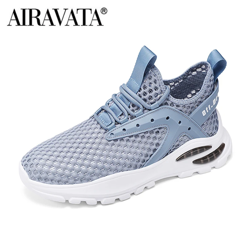 Running Shoes Men Mesh Gym Shoes Cushioned Breathable Casual Sneakers Outdoor Trendy Mens Shoe