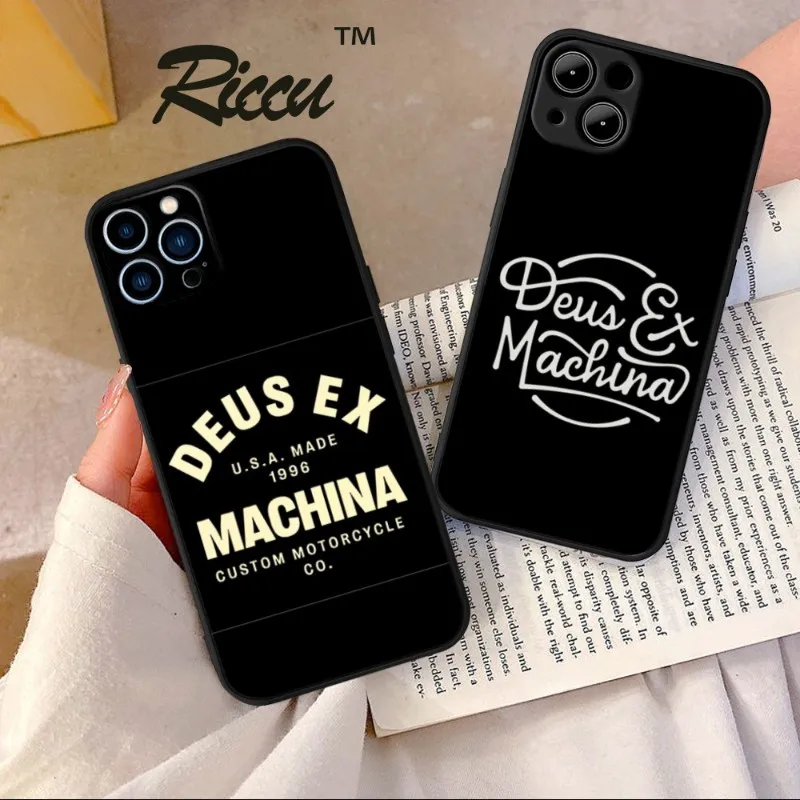 

Deus Ex Machina Usa 1996 Phone Case FOR IPhone 14 13 11 12 Pro 8 7 Plus X Pro MAX XR XS MINI Soft Silicone Black Covers