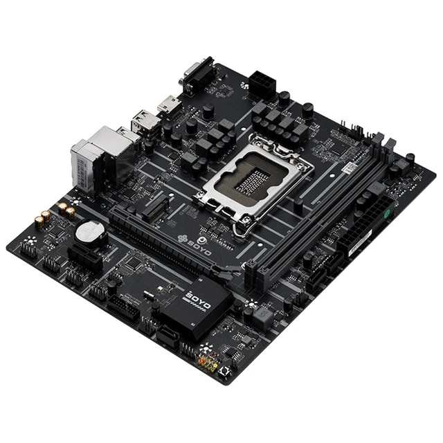 SOYO Classic B760M 2.5G Motherboard With Intel Core i5 13400F CPU Kit 10-Cores 16-Threads USB3.2 M.2 PCIE4.0 For Desktop PC 5