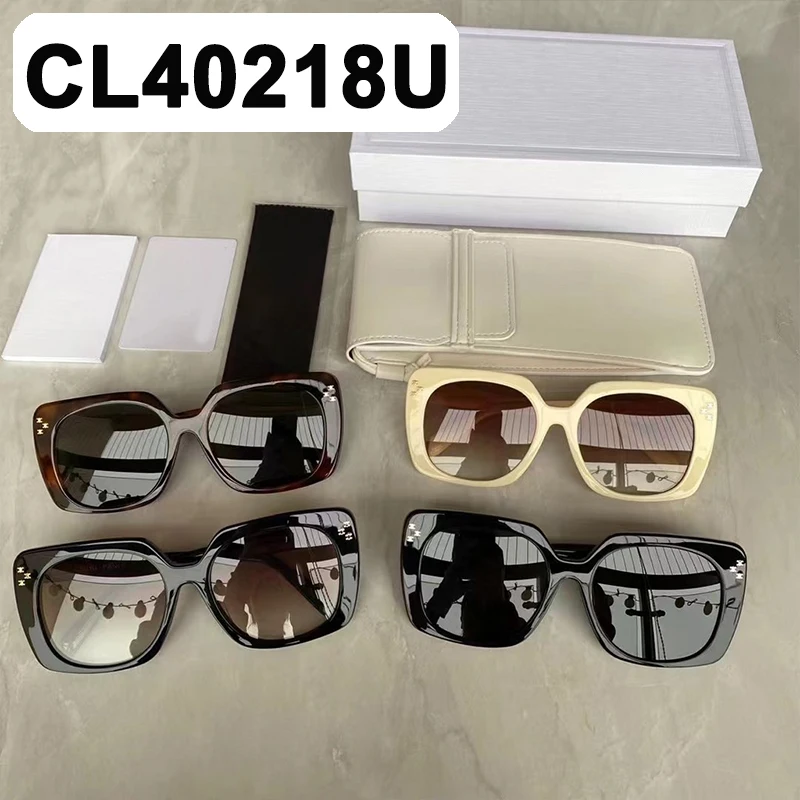 

CL40218U GENTLE YUUMI Women's Sunglasses For Man Glasses Vintage Luxury Brand Goods Designer Summer Uv400 Trendy Monst Korean