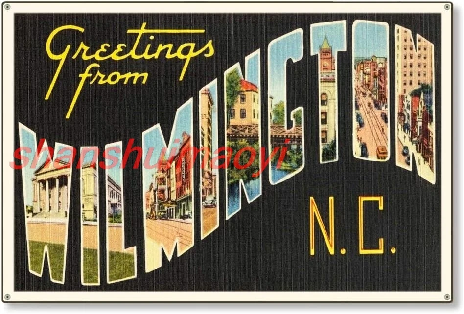 Винтажная металлическая вывеска SHANSUI 20x30 см