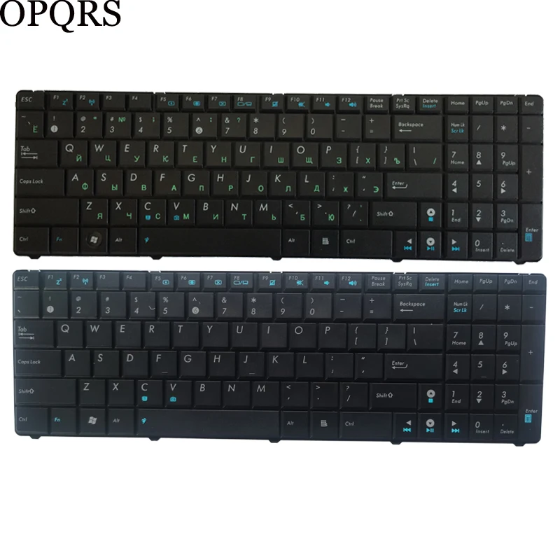 

Russian RU/US laptop keyboard FOR ASUS K50IJ K50IN K60 K61 K62 K61IC K62F K62JR K62F K70 K71 K72 K70 K70AC K70AE K70IJ