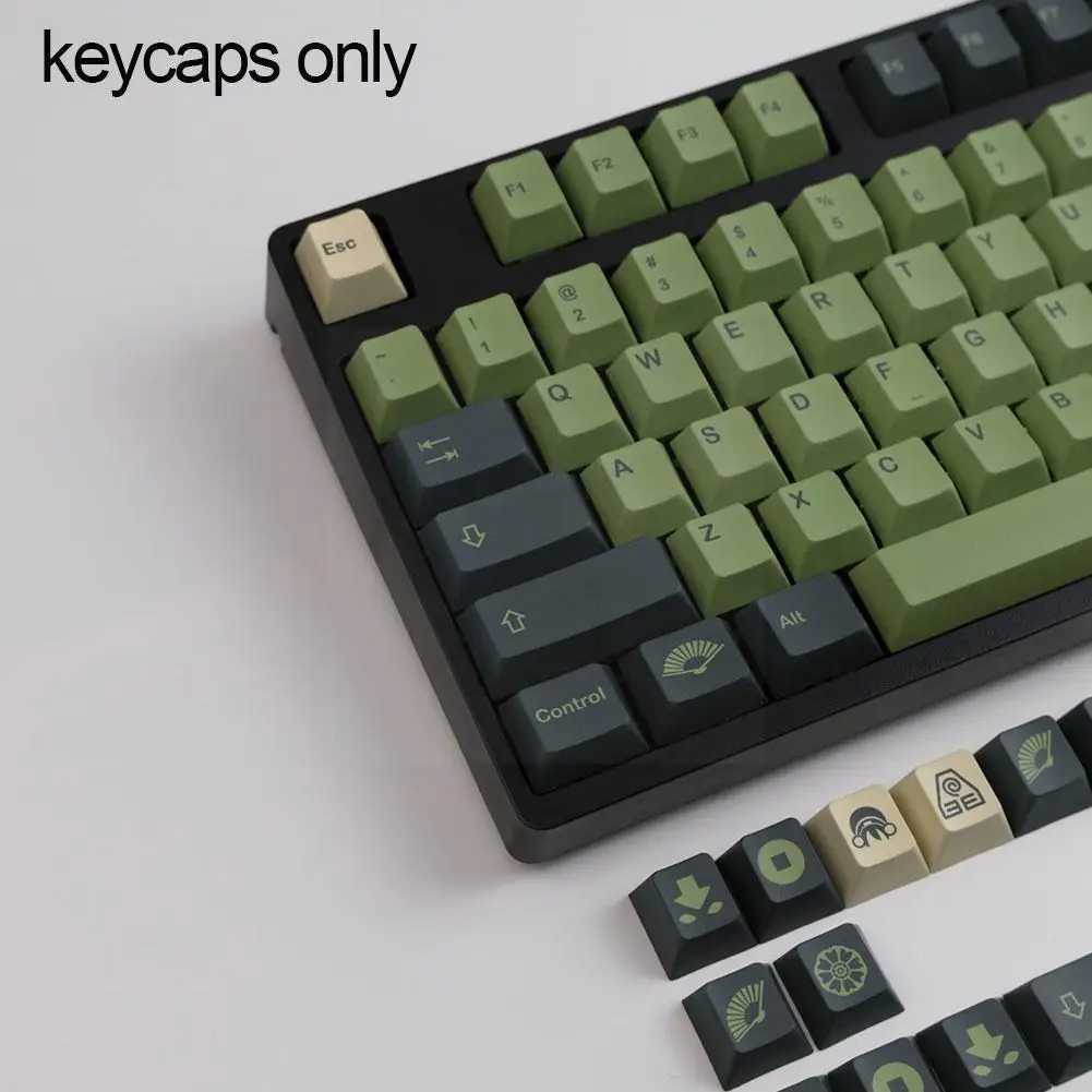 

140 Keys PBT Keycap XDA Profile DYE-SUB Earth Element Retro Personalized Keycaps For For GMK Earth Keycap Gaming Mechanical B7N8