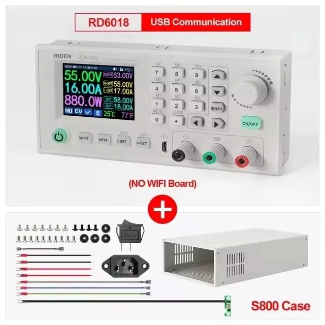 

USB WiFi понижающий преобразователь напряжения ZHUJI 1200 Вт