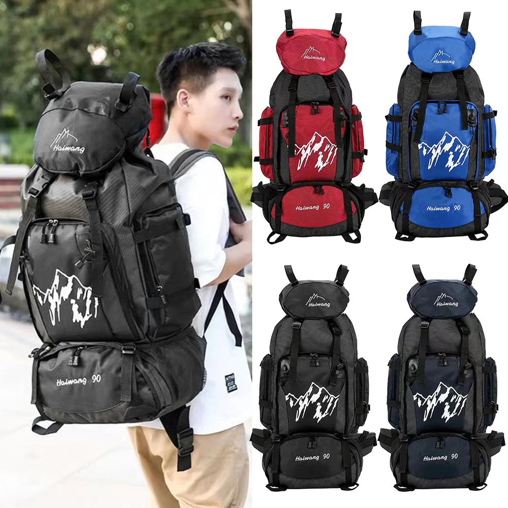 

Unisex Hiking Rucksack Waterproof Cycling Traveling Backpack Adjustable Shoulder Strap Lightweight Outdoor Climbing Luggage Bag