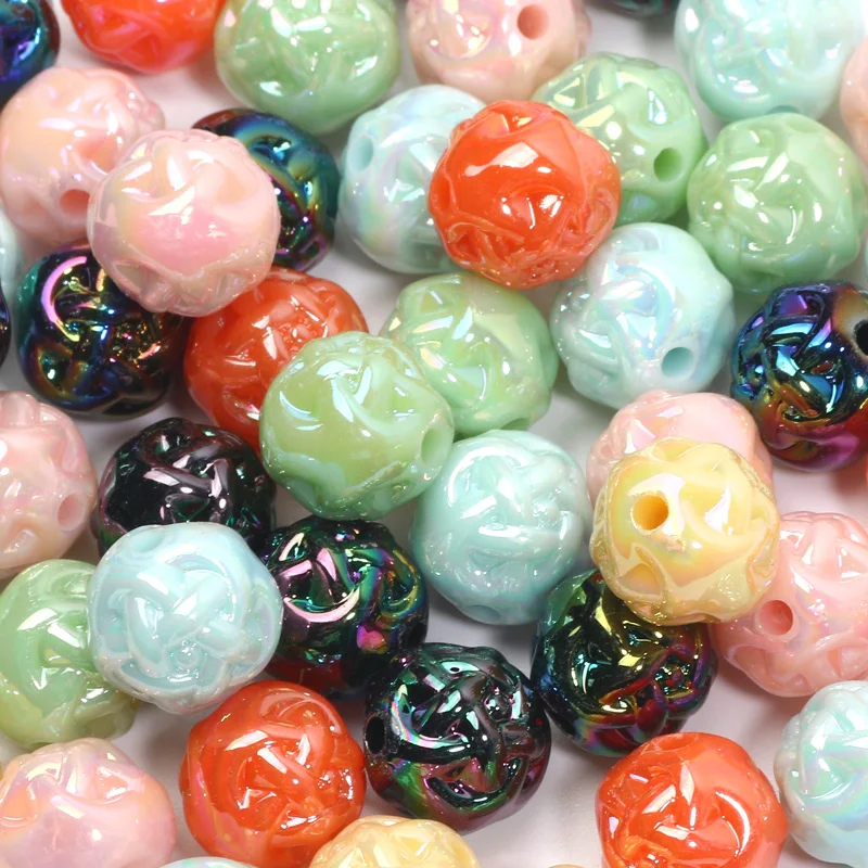 

10 шт., акриловые бусины для украшений «сделай сам»