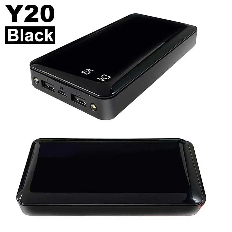 30000mah Power Bank External Battery Poverbank 2 Usb Led Powerbank Mobile Phone Charger for Xiaomi