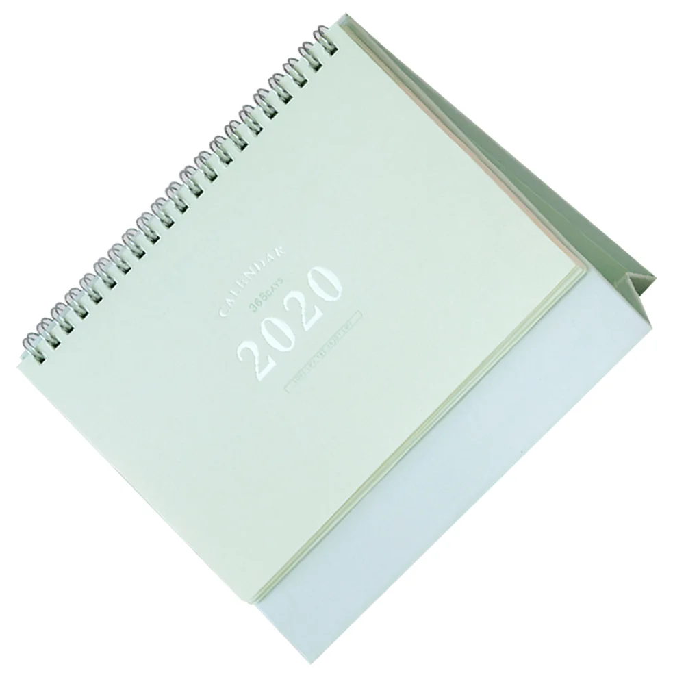 

1 шт. Настольный календарь 2020, Настольная бумага, календарь, календарь, годовой календарь, органайзер, размер (светильник-зеленый)